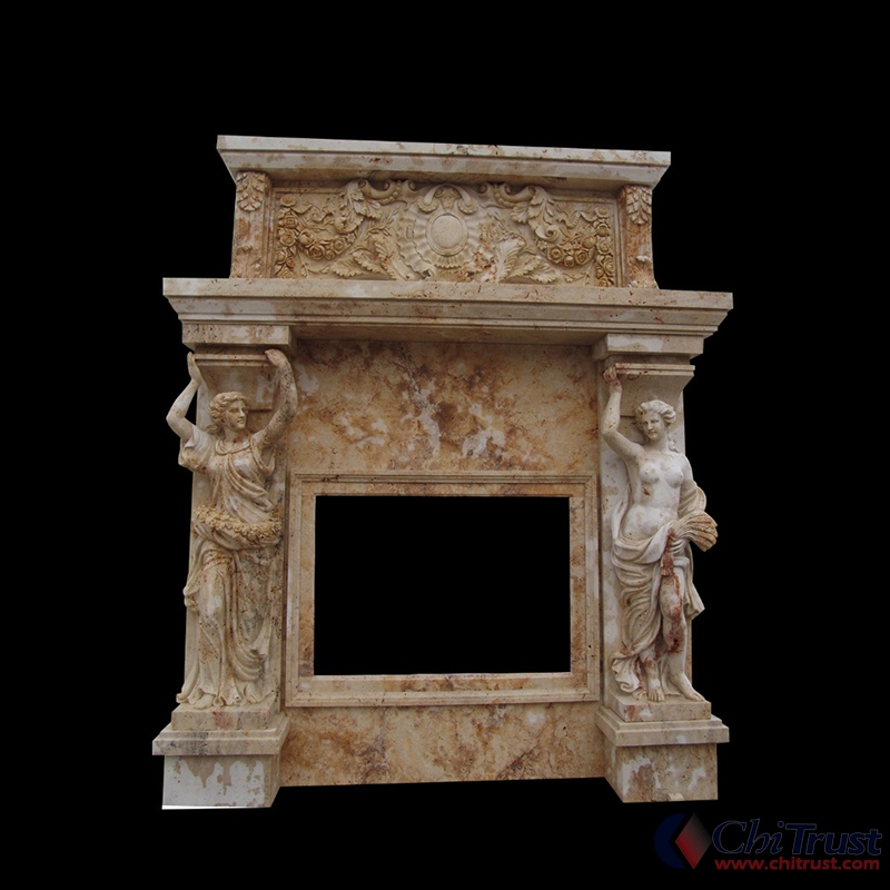 Ancient Stone Fireplace